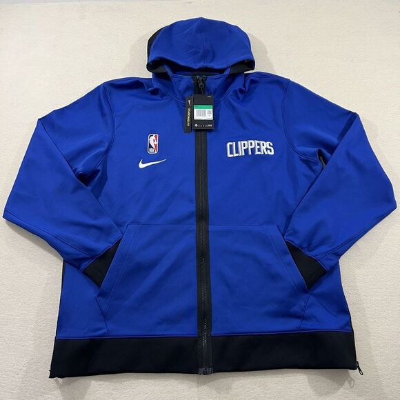 Nike LA Clippers Showtime Therma‎ Flex Full-Zip Hoodie Men's XL NBA - Picture 1 of 10